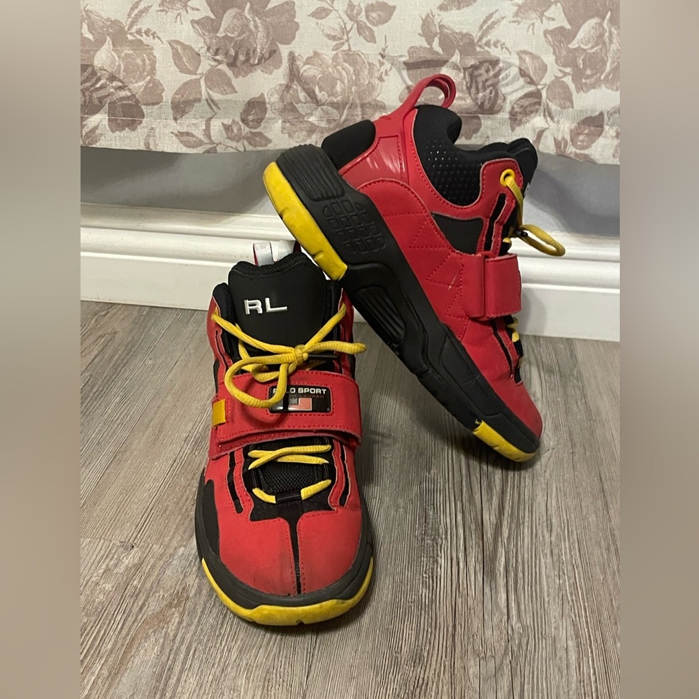 Ralph Lauren Polo Sport PS100 High Top Sneakers